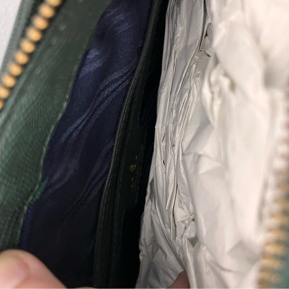 NWT Brooks Brothers green medicine bag purse - Picture 10 of 15